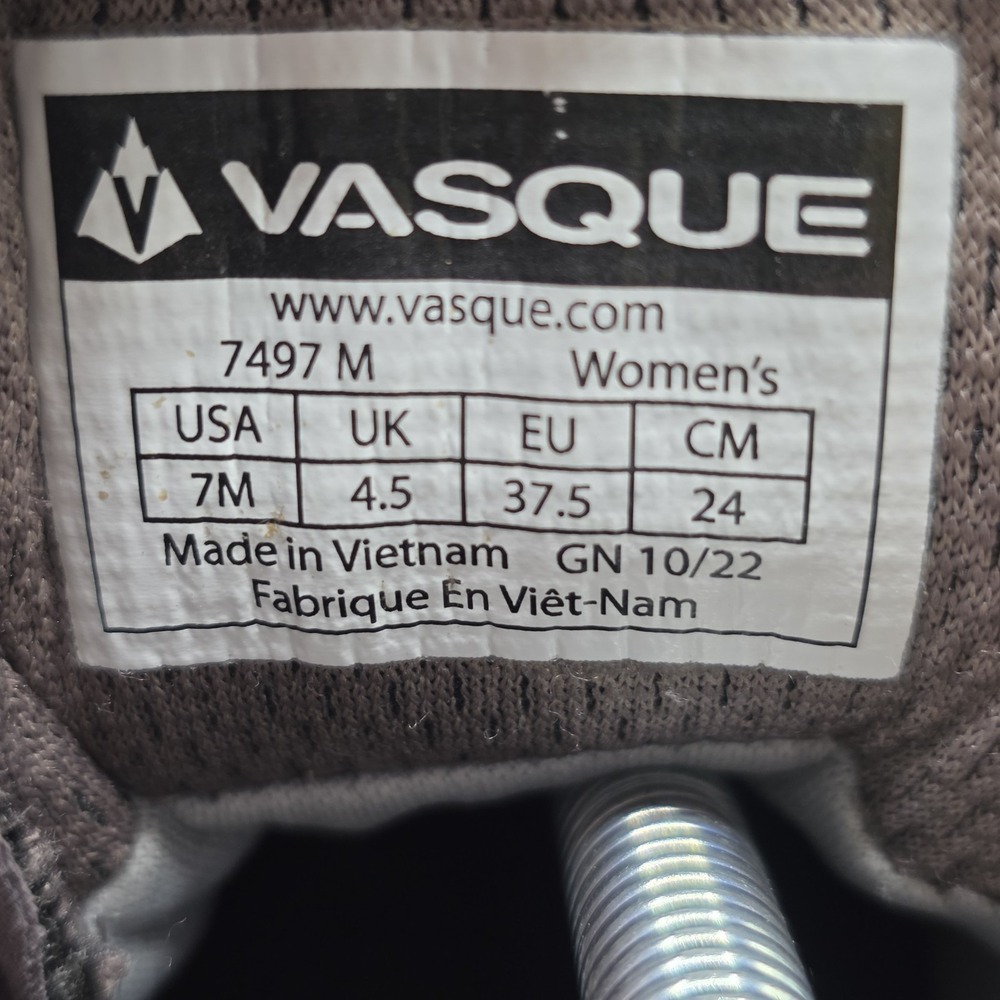 Vasque Breeze LT NTX Shoes Womens 7 Brown Trail Hiking Outdoors Low Top 7497‎ - Picture 12 of 14